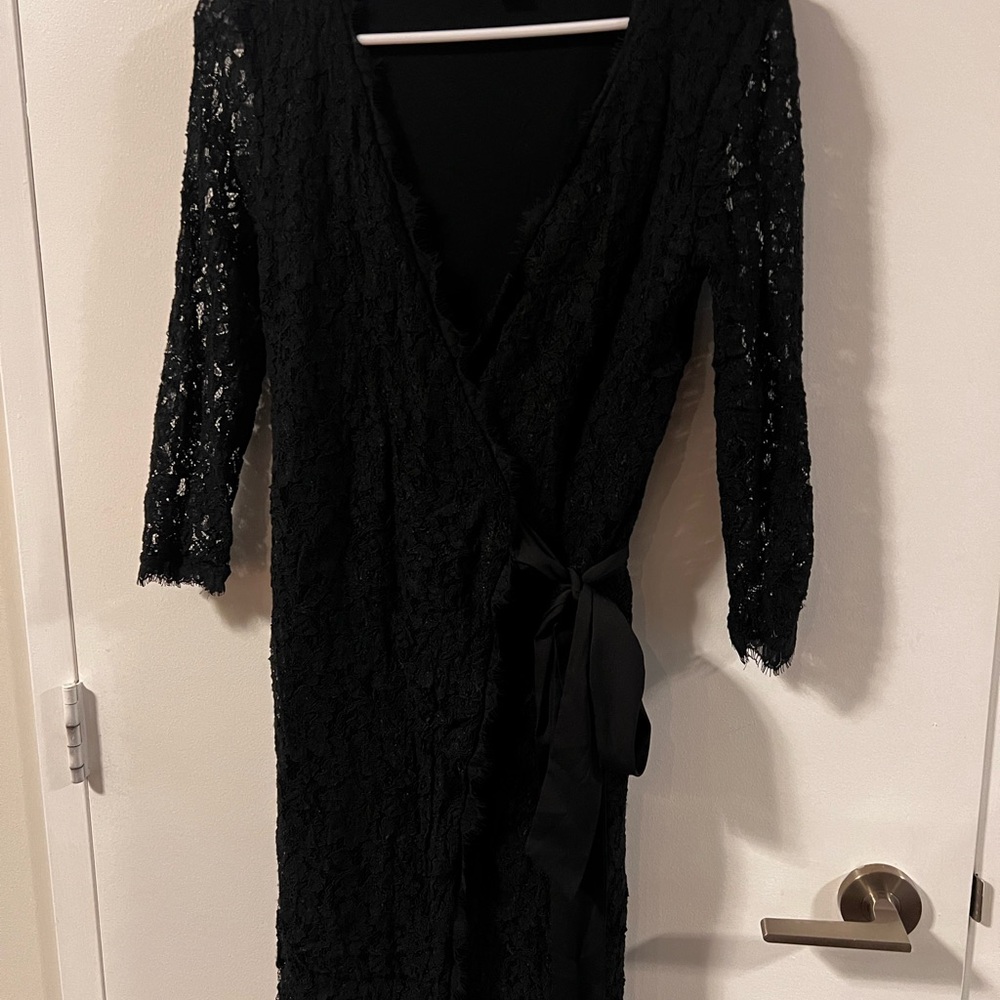 Elegant Black Lace Dress